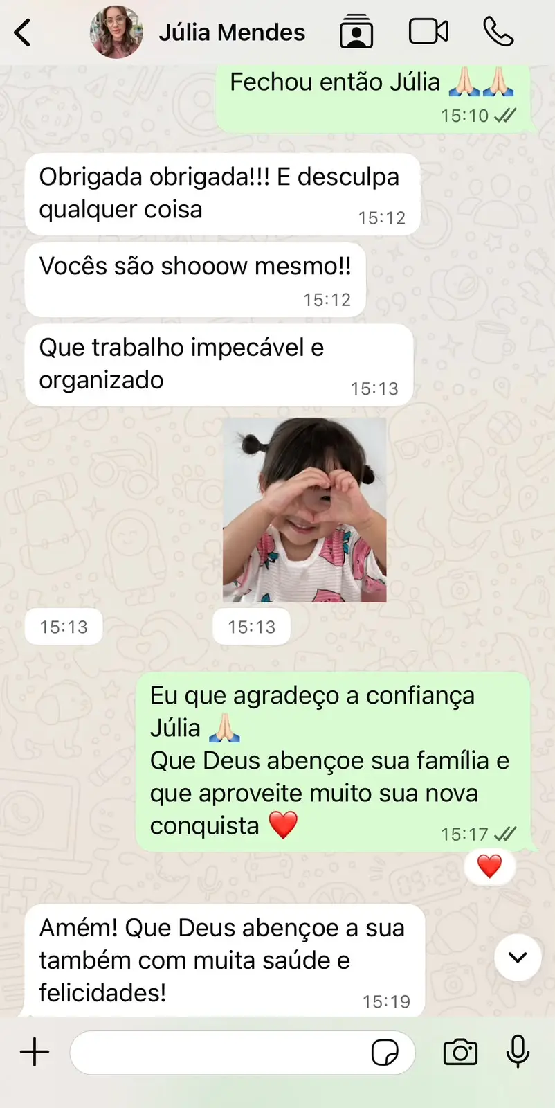 Feedback de cliente WN Consórcios